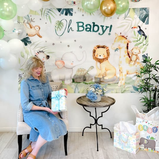 Kate Aspen&#xAE; Safari Baby Shower Photo Backdrop